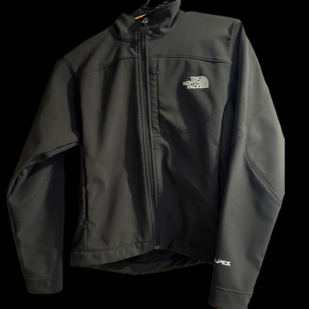 North Face Women's Zip Up Black Jacket Size Small